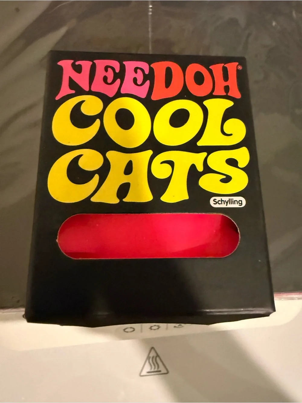 NeeDoh Cool Cats Red Cat Squeeze Toy by